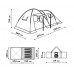 Палатка кемпинговая RSP House 4 Зеленый