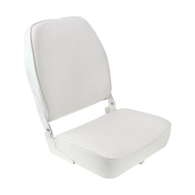Кресло складное мягкое ECONOMY с высокой спинкой, белое