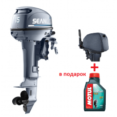 Лодочный мотор Seanovo SN 15 FHS (2х тактный)