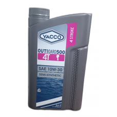 Полусинтетическое масло YACCO OUTBOARD 500 4T SAE 10W30, 2 л